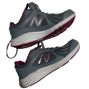 New‎ Balance Womens Cush Comfort Ride Size 5.5 B Walking Shoe Gray Pink